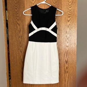 A/X Armani exchange black & white dress